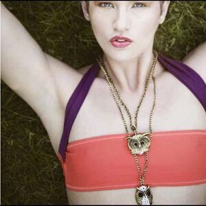 Antique Silver Owl Amrita Singh Necklace